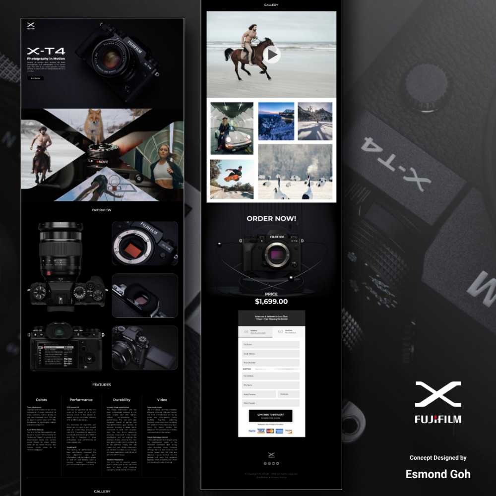 Fujifilm X-T4 LP Concept Design